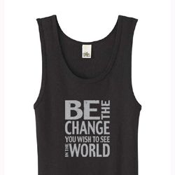 Ladies Tanktop Be The Change Organic Tank Top