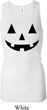 Ladies Tanktop Black Jack O Lantern Longer Length Racerback Tank Top