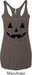 Ladies Tanktop Black Jack O Lantern Tri Blend Racerback Tank Top