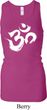 Ladies Tanktop Brushstroke Aum Longer Length Racerback Tank
