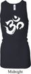 Ladies Tanktop Brushstroke Aum Longer Length Racerback Tank