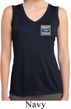 Ladies Shirt Built Ford Pocket Print Sleeveless Moisture Wicking Tee