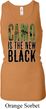 Ladies Tanktop Camo is the New Black Longer Length Racerback Tank Top