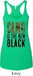 Ladies Tanktop Camo is the New Black Tri Blend Racerback Tank Top