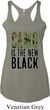 Ladies Tanktop Camo is the New Black Tri Blend Racerback Tank Top