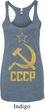 Ladies Tanktop CCCP Distressed Tri Blend Racerback Tank Top