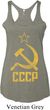 Ladies Tanktop CCCP Distressed Tri Blend Racerback Tank Top