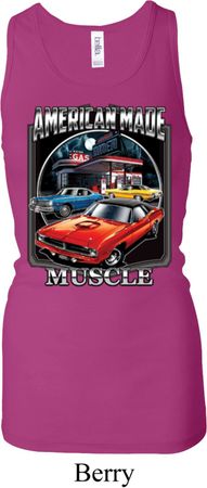 Ladies Tanktop Chrysler American Made Longer Length Racerback Tank