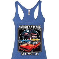 Ladies Tanktop Chrysler American Made Tri Blend Racerback Tank Top Ladies Tanktop Chrysler American Made Tri Blend Racerback Tank Top