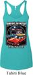 Ladies Tanktop Chrysler American Made Tri Blend Racerback Tank Top