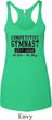 Ladies Tanktop Competitive Gymnast Tri Blend Racerback Tank Top