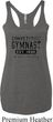 Ladies Tanktop Competitive Gymnast Tri Blend Racerback Tank Top