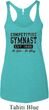 Ladies Tanktop Competitive Gymnast Tri Blend Racerback Tank Top