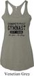 Ladies Tanktop Competitive Gymnast Tri Blend Racerback Tank Top