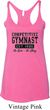Ladies Tanktop Competitive Gymnast Tri Blend Racerback Tank Top