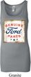 Ladies Tanktop Distressed Genuine Ford Parts Longer Length Tank Top