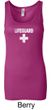 Ladies Tanktop Distressed Lifeguard Longer Length Tank Top