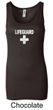 Ladies Tanktop Distressed Lifeguard Longer Length Tank Top