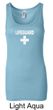 Ladies Tanktop Distressed Lifeguard Longer Length Tank Top