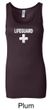 Ladies Tanktop Distressed Lifeguard Longer Length Tank Top