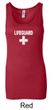 Ladies Tanktop Distressed Lifeguard Longer Length Tank Top