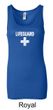 Ladies Tanktop Distressed Lifeguard Longer Length Tank Top