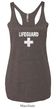 Ladies Tanktop Distressed Lifeguard Tri Blend Racerback Tank Top