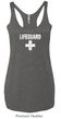 Ladies Tanktop Distressed Lifeguard Tri Blend Racerback Tank Top