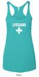 Ladies Tanktop Distressed Lifeguard Tri Blend Racerback Tank Top
