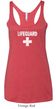 Ladies Tanktop Distressed Lifeguard Tri Blend Racerback Tank Top