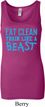 Ladies Tanktop Eat Clean Train Like a Beast Longer Length Tank Top