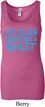 Ladies Tanktop Eat Clean Train Like a Beast Longer Length Tank Top