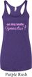Ladies Tanktop Eat Sleep Breathe Gymnastics Tri Blend Racerback Tank