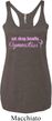 Ladies Tanktop Eat Sleep Breathe Gymnastics Tri Blend Racerback Tank