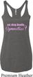 Ladies Tanktop Eat Sleep Breathe Gymnastics Tri Blend Racerback Tank