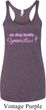 Ladies Tanktop Eat Sleep Breathe Gymnastics Tri Blend Racerback Tank