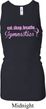 Ladies Tanktop Eat Sleep Gymnastics Longer Length Racerback Tank Top