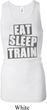 Ladies Tanktop Eat Sleep Train Longer Length Racerback Tank