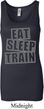 Ladies Tanktop Eat Sleep Train Longer Length Tank Top