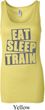 Ladies Tanktop Eat Sleep Train Longer Length Tank Top
