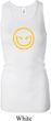 Ladies Tanktop Evil Smiley Face Longer Length Racerback Tank Top