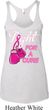 Ladies Tanktop Fight For a Cure Tri Blend Racerback Tank Top