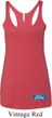 Ladies Tanktop Ford Oval Bottom Print Tri Blend Racerback Tank Top