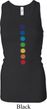 Ladies Tanktop Glowing Chakras Longer Length Racerback Tank Top