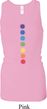 Ladies Tanktop Glowing Chakras Longer Length Racerback Tank Top
