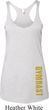 Ladies Tanktop Gold Gymnast Bottom Print Tri Blend Racerback Tank Top