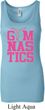Ladies Tanktop Gymnastics Text Longer Length Tank Top