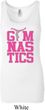 Ladies Tanktop Gymnastics Text Longer Length Tank Top