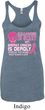 Ladies Tanktop Halloween Cancer Deadly Tri Blend Racerback Tank Top
