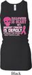 Ladies Tanktop Halloween Deadly Longer Length Racerback Tank Top